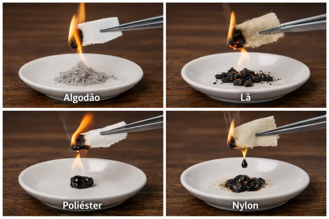 Como identificar fibras sem laboratório: testes simples que realmente funcionam