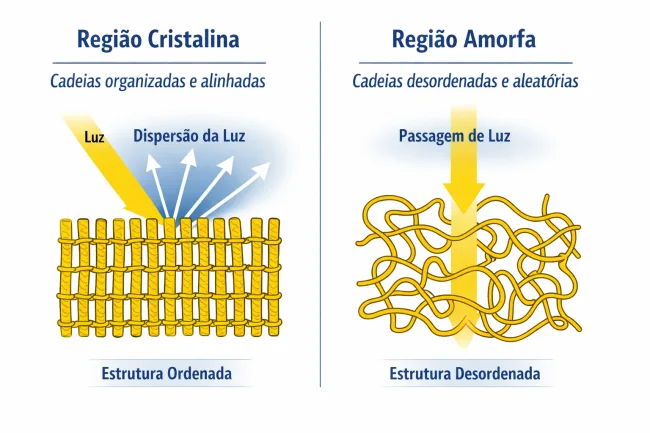 Cristalinidade: por que alguns plásticos são opacos e outros transparentes Cristalinidade: por que alguns plásticos são opacos e outros transparentes